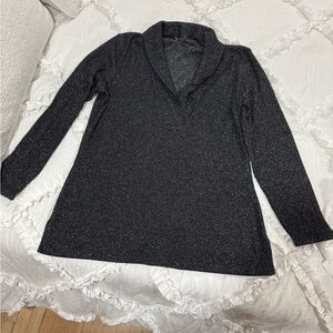 White House Black Market Glitter Knit Top